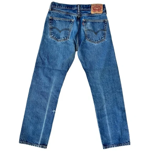 Men’s Levi’s 505’s Perfectly Worn and Distressed